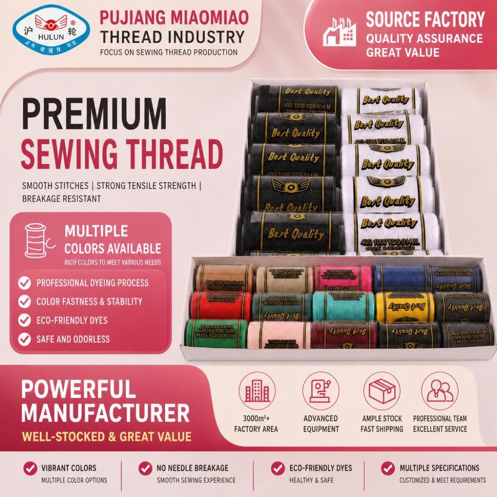 Polyester thread 40S/2 Polyester Sewing Thread