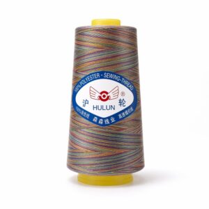 Multicolor thread Rainbow Polyester Thread