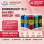 Polyester embroidery thread 108D/2 Polyester Embroidery Thread