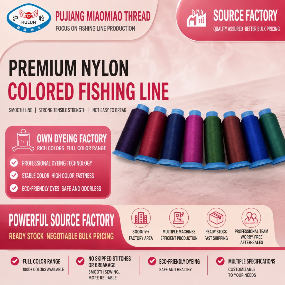 Nylon fishing line Nylon Monofilament Thread (Colored)