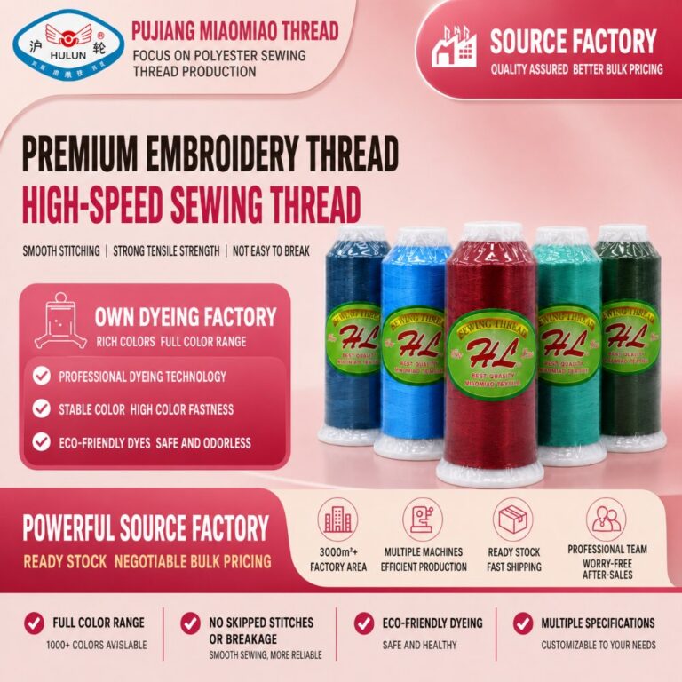 Polyester embroidery thread 120D/2 Polyester Embroidery Thread